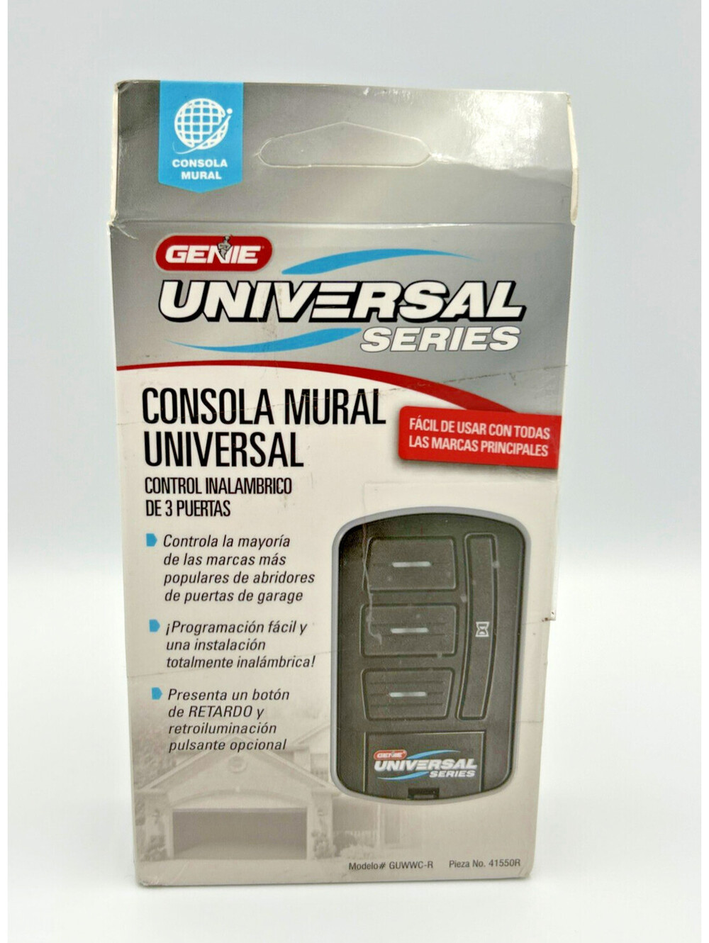 Genie Universal Wireless 3-Door Garage Control 41550R GUWWC-R 3096OB NEW